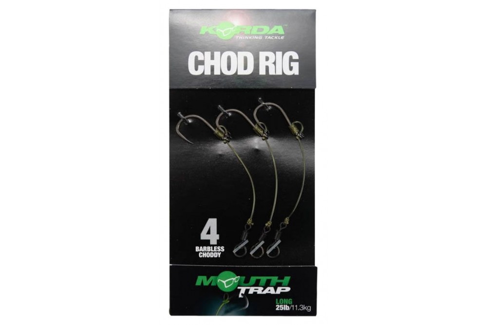 Korda Ready Tied Chod Rigs Long Barbless - Johnson Ross Tackle